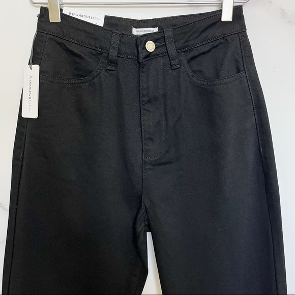 WeWoreWhat Mom Jean in Jet Black - Picture 3 of 12